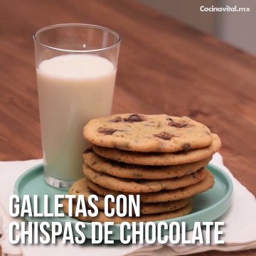 Receta de Galletas con chispas de chocolate caseras, ¡fáciles! - Cocina Vital