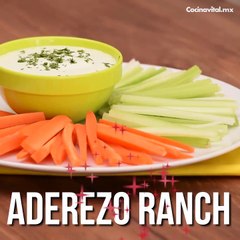 Receta de Aderezo Ranch casero - Cocina Vital