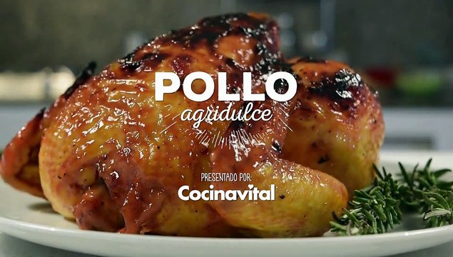 Receta de Pollo agridulce al horno | Cómo hacer un pollo en salsa agridulce | Cocina Vital