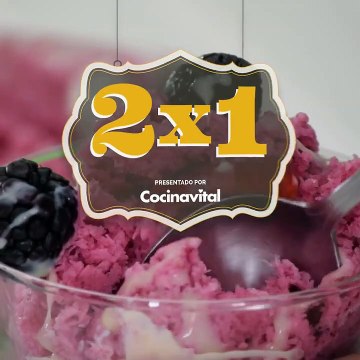 Receta de Helado de yogurt y frutos rojos | Cocina Vital