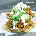 Tostadas de tinga de pollo | Recetas de comida mexicana | Cocina Vital