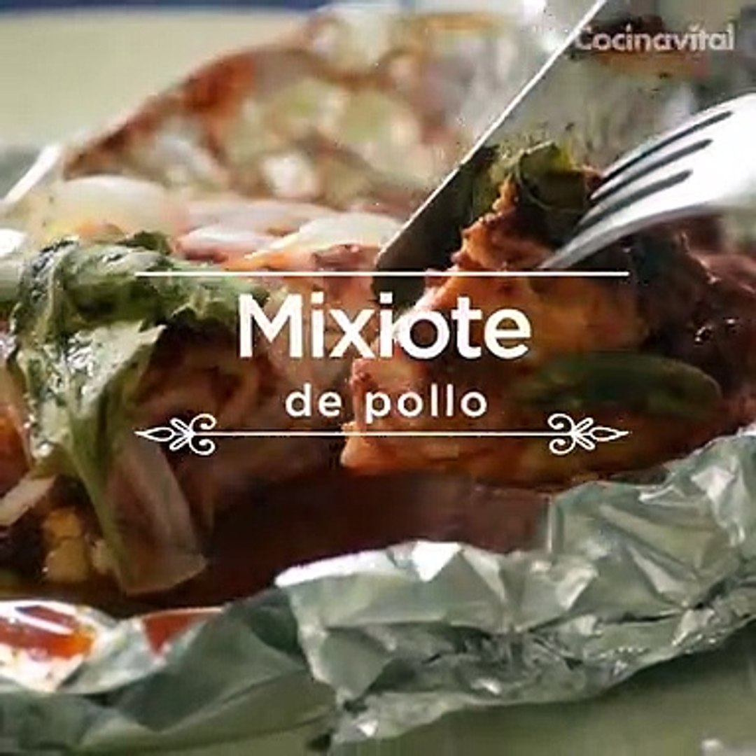 Mixiote de pollo con nopales en olla express | Receta mexicana | Cocina  Vital - Vídeo Dailymotion
