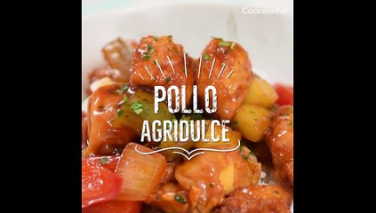 Cómo hacer pollo en salsa agridulce crujiente | Receta fácil y rápida | Cocina Vital