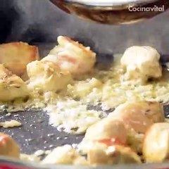 Receta de Espagueti con pollo y salsa de queso | Cocina Vital
