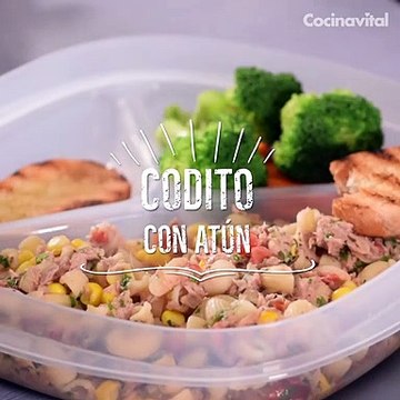 Receta de Ensalada de coditos con atún | Lunch, comida para llevar | Cocina Vital