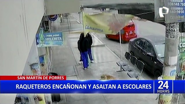 SMP: Delincuentes en mototaxi encañonan y asaltan a escolares