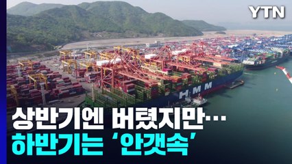 상반기엔 버텼지만...하반기엔 '마이너스 성장' 우려 / YTN