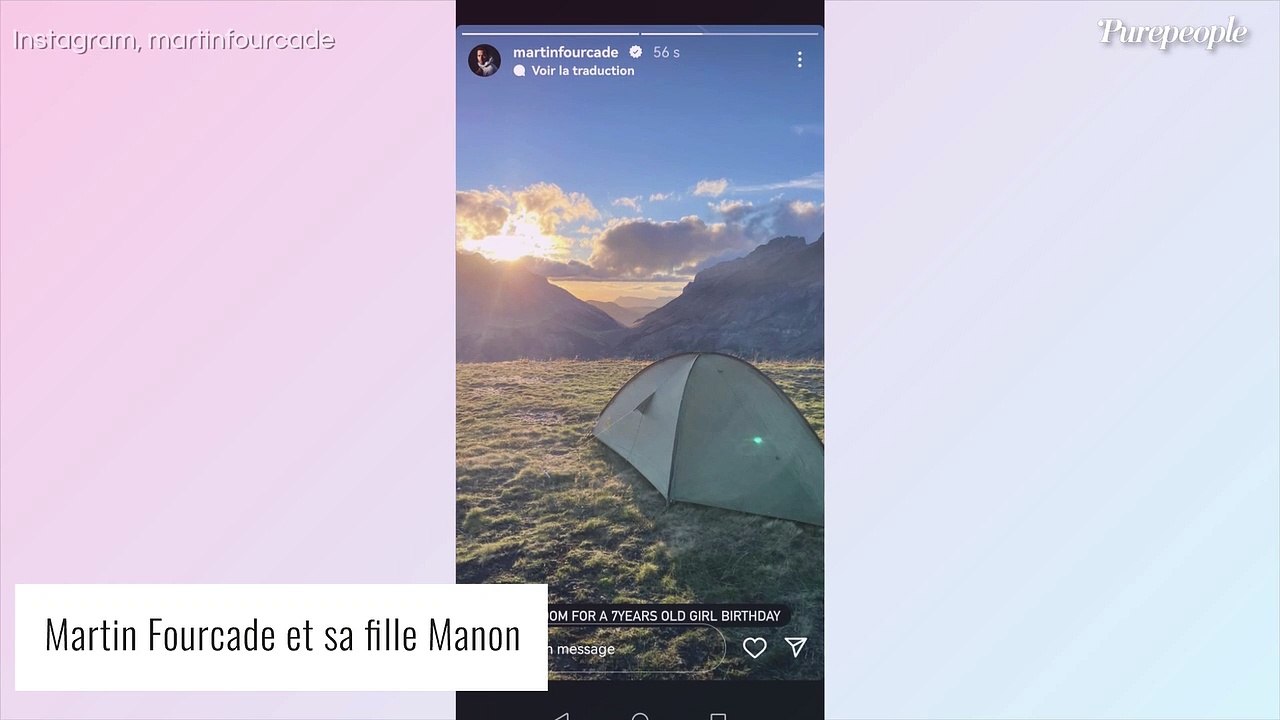 Martin Fourcade passe un anniversaire très nature pour les 7 ans de son adorable Manon !