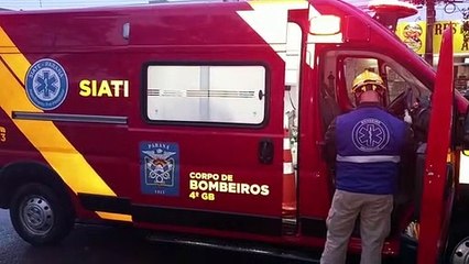 Ciclista colide contra porta de carro no Bairro Alto Alegre