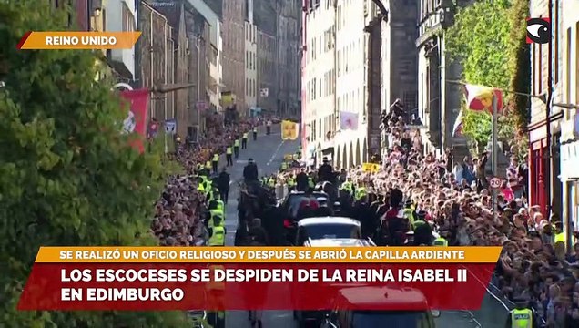 Los escoceses se despiden de la Reina Isabel II en Edimburgo