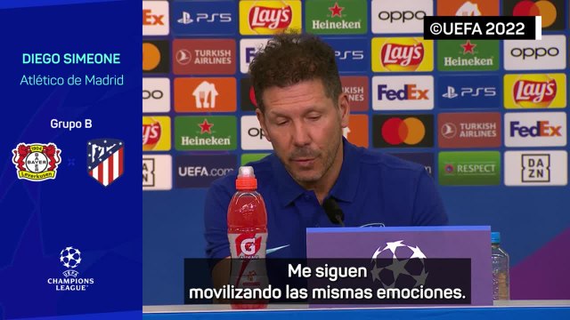 CHAMPIONS |B. LEVERKUSEN-ATLÉTICO | SIMEONE, rueda de prensa | AS