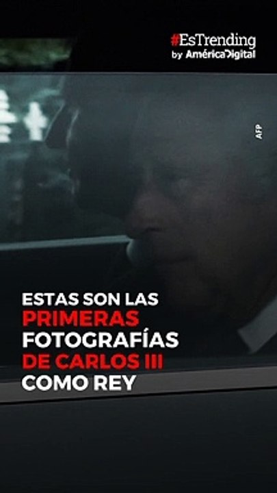 Las primeras imágenes de Carlos III como nuevo rey de Inglaterra