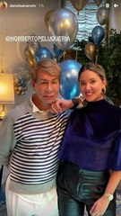 Daniela Álvarez y la celebración que tuvo en la peluquería de Norberto