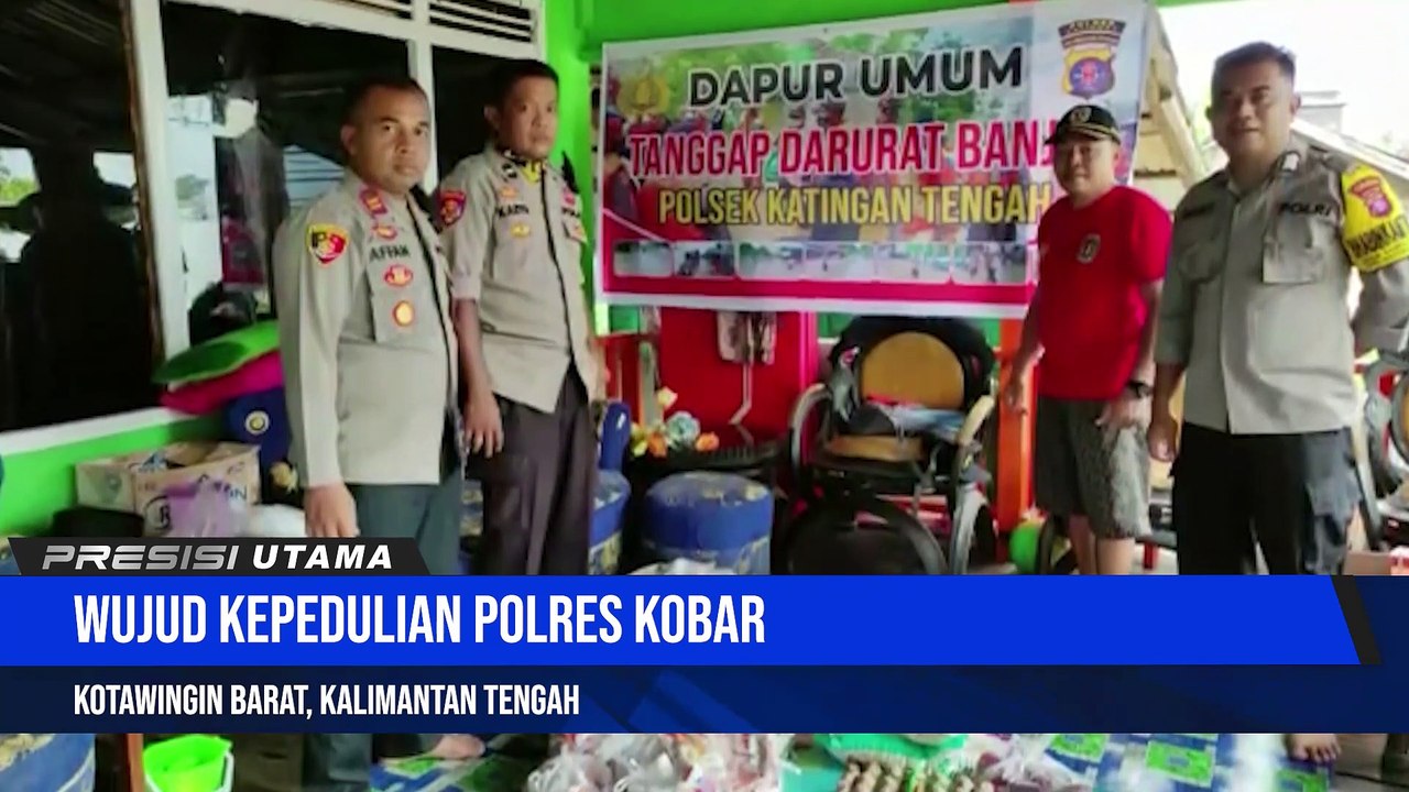 Mitigasi Terhadap Korban Banjir Di Ds Kec Arut Utara Melalui Pembagian Bantuan Sosial