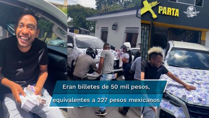 Influencer colombiano regala dinero en “El carro millonario”