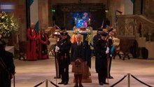 Teary-eyed King Charles stands vigil for his mother Queen Elizabeth  (BRITAIN MOURNS THE QUEEN