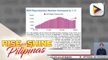 OCTA Research: Reproduction at positivity rates ng COVID-19 sa NCR, bahagyang tumaas