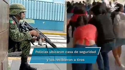 Se registra intensa balacera en casa de seguridad en Orizaba, Veracruz