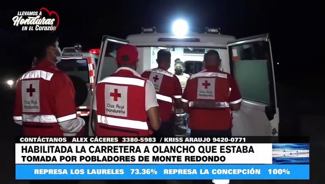 Habilitan paso en carretera que estaba tomada por pobladores de Monte Redondo