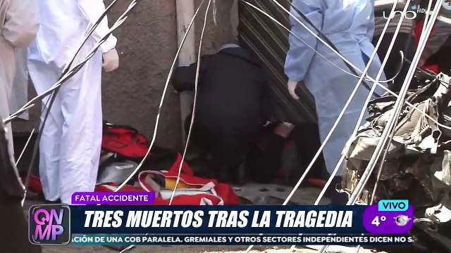 Observe el momento exacto en que un camión pierde los frenos y deja el saldo de tres fallecidos