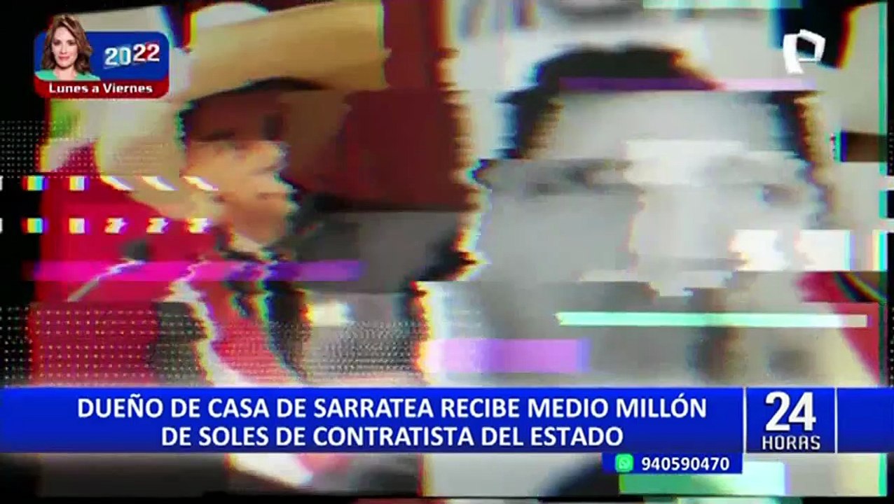 Empresario que ganó contratos con el Estado depositó medio millón de soles a dueño de casa de Sarratea