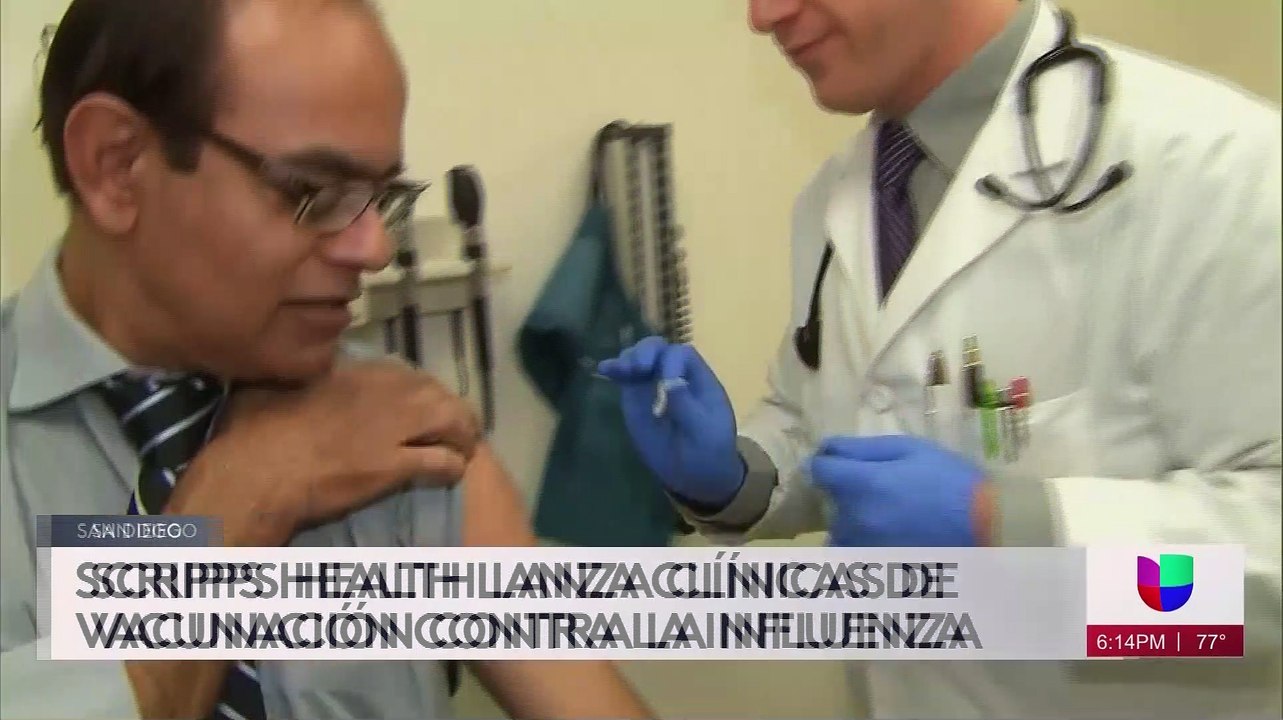 Ya están disponibles las vacunas contra la gripe para las personas que se atienden por medio de Scripps.