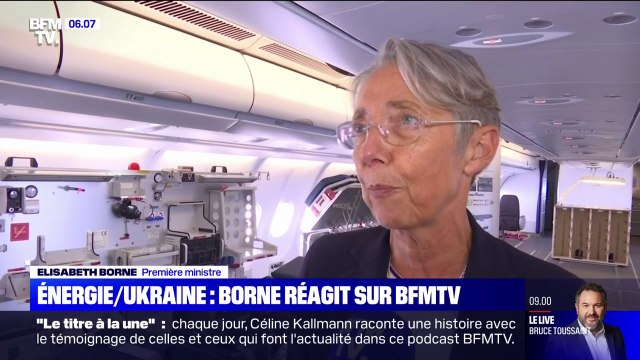 Crise énergétique et guerre en Ukraine: Élisabeth Borne assure à BFMTV se préparer à gérer les conséquences d'un conflit qui dure