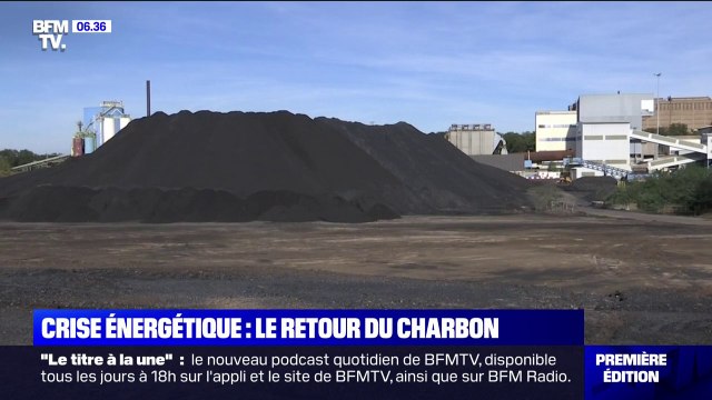 Face à la crise énergétique, la centrale à charbon de Saint-Avold en Moselle redémarre