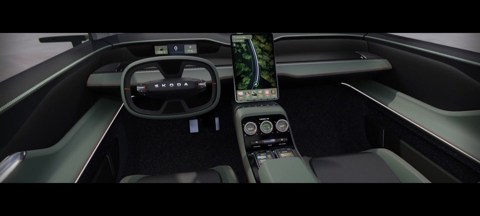 ŠKODA VISION 7S - das passende Interieur für jedes Setting