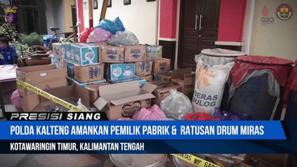 Pemilik Pabrik Dan Ratusan Drum Miras di Kotim Diamankan Ditreskrimum Polda Kalteng