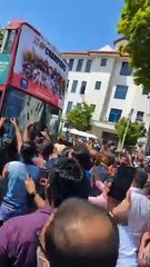 The trophy reached home!