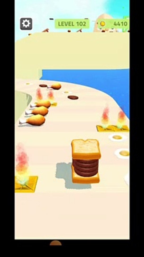 ⁣Sandwich Runner Gameplay- Funny and Relaxing Gameplay