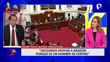Édgar Tello: "Apoyamos a Luis Aragón porque es un hombre de centro"