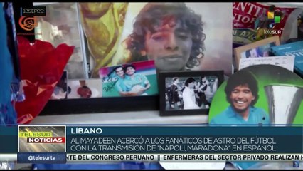 Líbano: Nuevo documental sobre Maradona cuenta su vida y carrera durante estancia en Nápoles