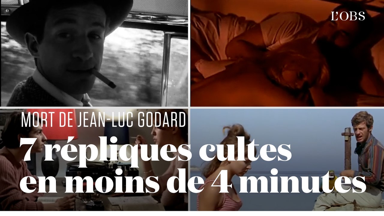 "A bout de souffle", "Le Mépris", "Pierrot le fou"... 7 répliques cultes de Jean-Luc Godard