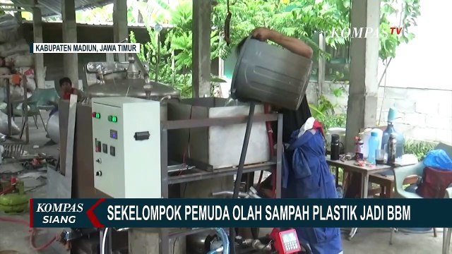 Kelompok Pemuda di Madiun Ini Sulap Limbah Plastik Rumah Tangga Jadi Solar dan Bensin!