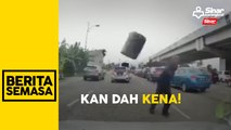 Polis tahan lelaki baling objek ke arah kenderaan di KB