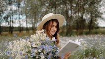Beautiful Girl Stock Video - Beautiful Girl in Flower Garden - Free Stock Footage - Romance Post BD