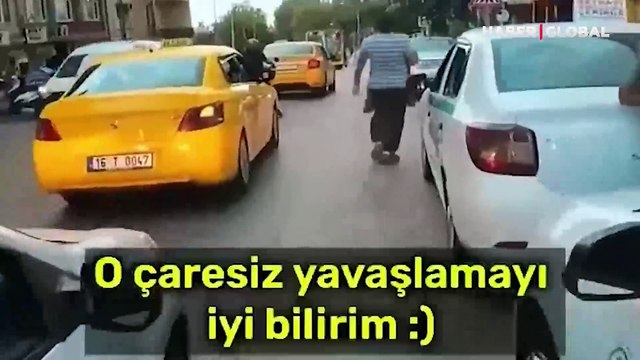 Yürekleri ısıtan anlar: Otobüsünü kaçıran kişiyi motoruna alarak böyle yetiştirdi