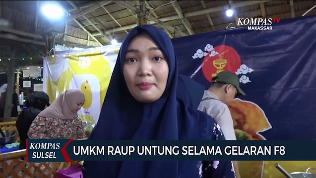 UMKM Raup Untung Selama Gelaran F8