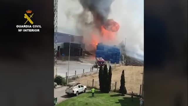 Detenida la presunta autora de los cinco incendios forestales en la comarca de Verín
