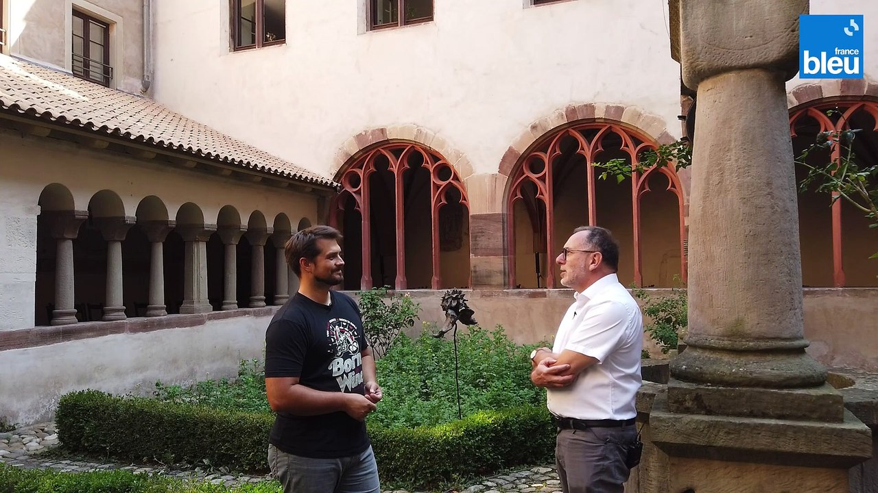 L'incroyable cloître, un espace paisible à Saint-Pierre-le-Jeune protestant à Strasbourg