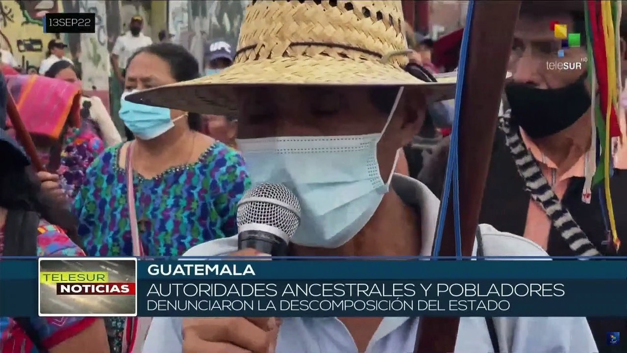 Guatemala: Autoridades ancestrales exigen renuncia del presidente Giammattei