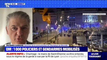 Jacques Cardoze, directeur de la communication de l'OM: "Le club n'est responsable que de ce qui se passe à l'intérieur du stade"