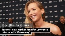 Toronto: new mother Jennifer Lawrence returns with 'Causeway'