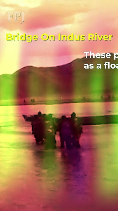 Indian Army Builds Floating Bridge Over Indus River In Ladakh, Deemed Engineering Marvel