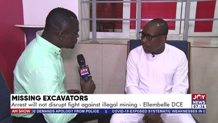 Missing Excavators Saga: Arrest will not disrupt the fight against illegal mining - Ellembelle DCE - AM News