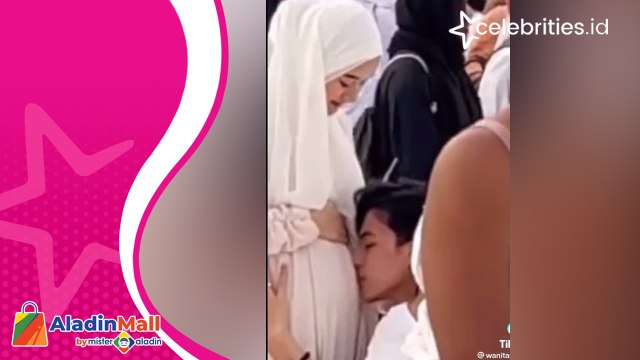 Beredar Video Ray Mbayang Cium Perut Dinda Hauw, Netizen: Alhamdulillah