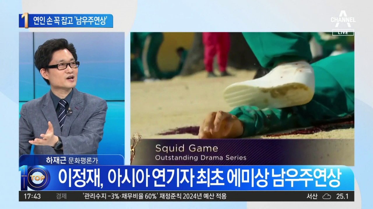 오징어 게임, 에미상 6관왕…이정재, 亞 최초 남우주연상