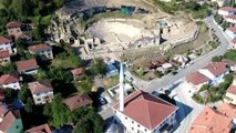 Düzce haber: Depremlerle hasar gören Düzce'deki antik kent tarihe ışık tutuyor